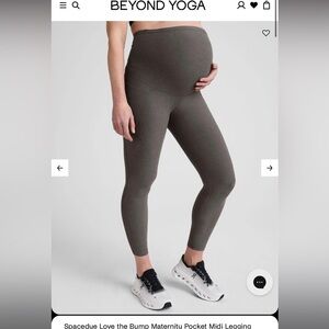 Beyond the Bump Charcoal Leggings